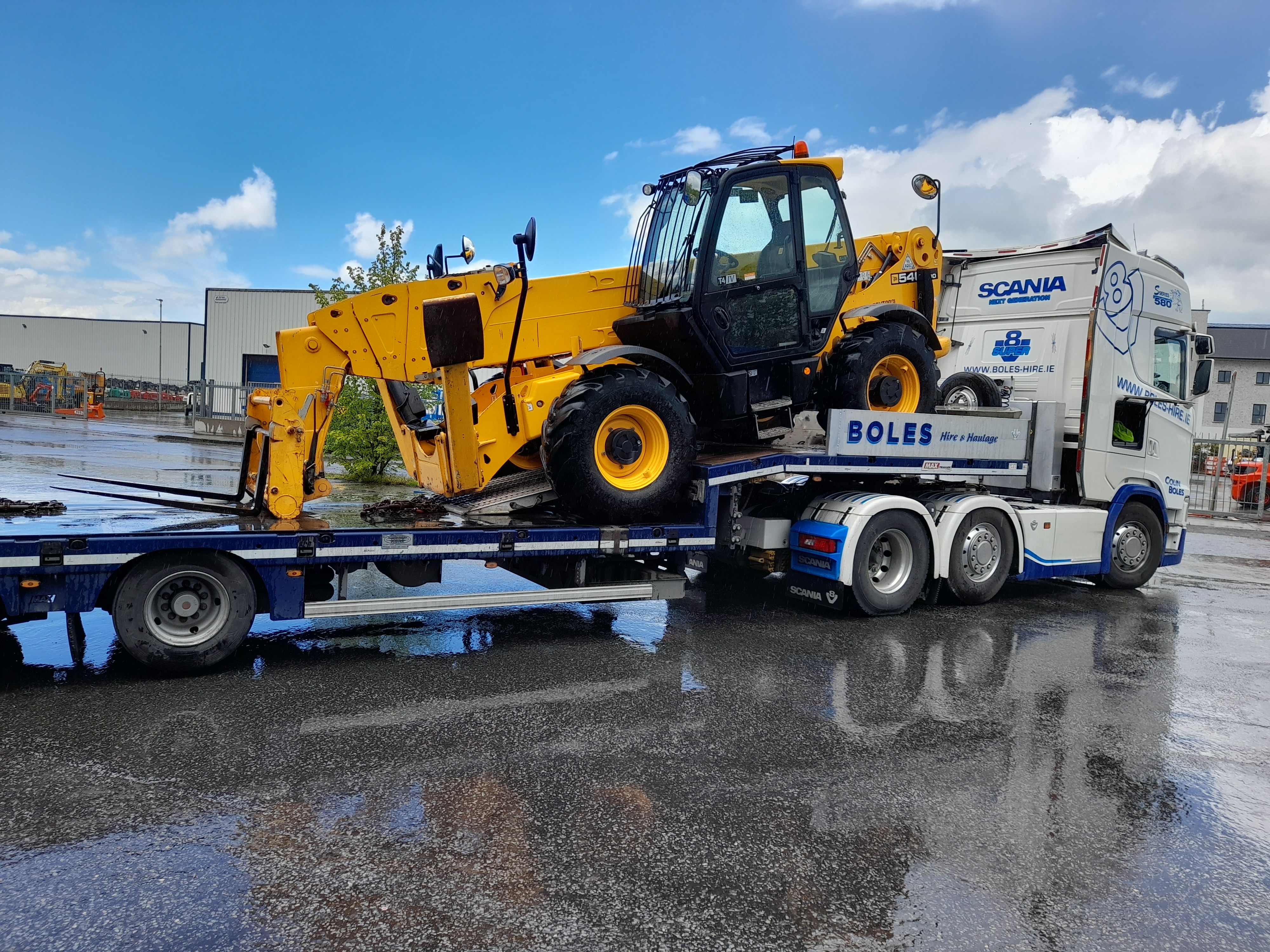 Ex - Rental JCB 540-200  Teleporter SOLD ... Customer Collecting 